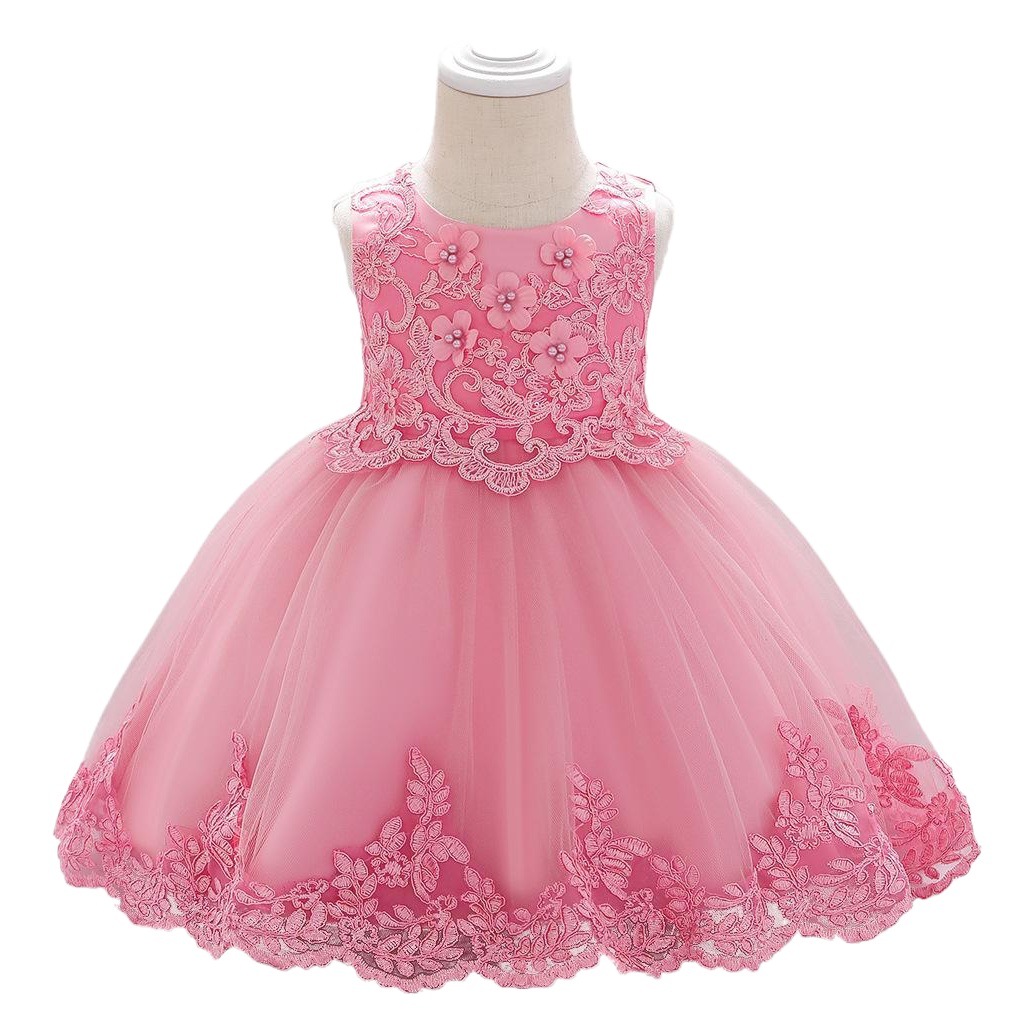 Baby Wash Dress Baby Full Moon One-Year-Old Princess Dress Flower Girl Wedding Dress Girls dress Kids Dress