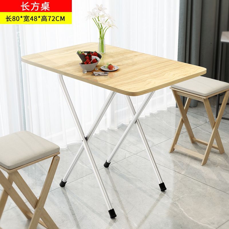 Picture of Wholesale Folding Table Dining Table Home Small Dining Table Portable Outdoor Folding Stalling Table Square Dormitory Simple
