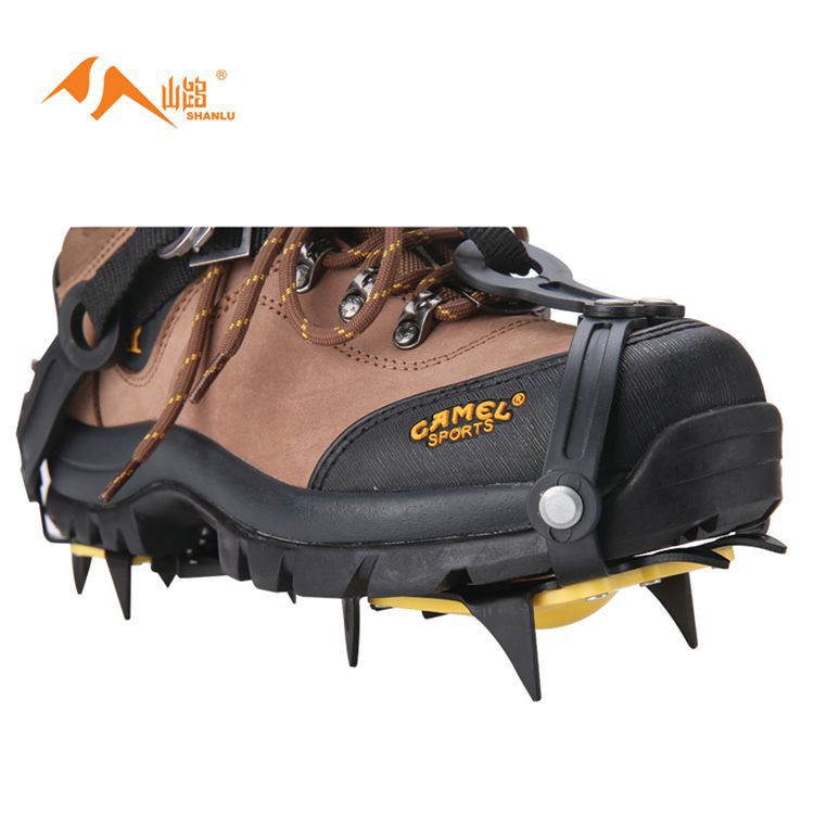 Picture of Source Factory Ten-Tooth Professional Ice and Snow Non-Slip Shoe Covers Outdoor Mountaineering and Ice Climbing 10-Tooth Crampon Spike Shoes