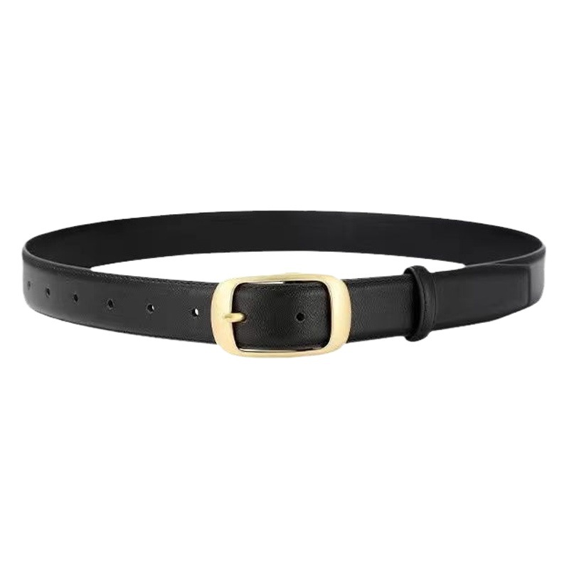 New Belt Internet Celebrity Popular Fashion Simple Buckle Belt Women's Versatile Decorative Jeans Cross-Border Spot Wholesale
