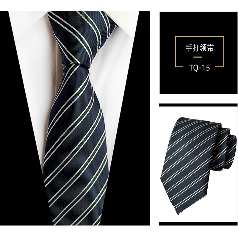 Picture of Tie clothing wholesale polyester material fashion business casual suit accessories source manufacturers in stock supply