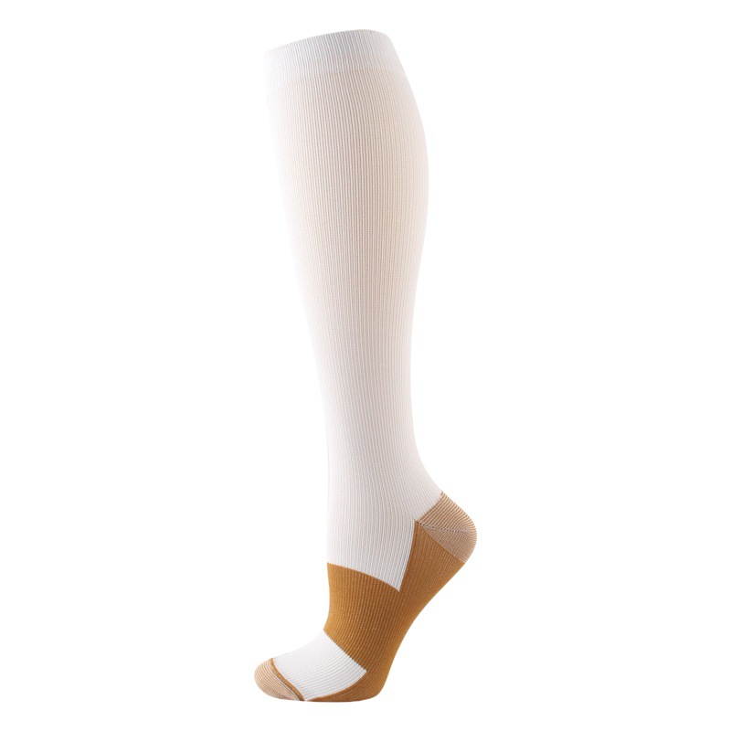 Cross-border solid color sports pressure socks children stockings elastic socks copper ion compression socks outdoor cycling socks wholesale