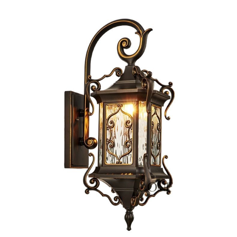 Picture of European Style Outdoor Wall Lights Waterproof Garden Lights Garden Villa Entrance Side Lights Super Bright Outdoor Balcony Exterior Wall Lights