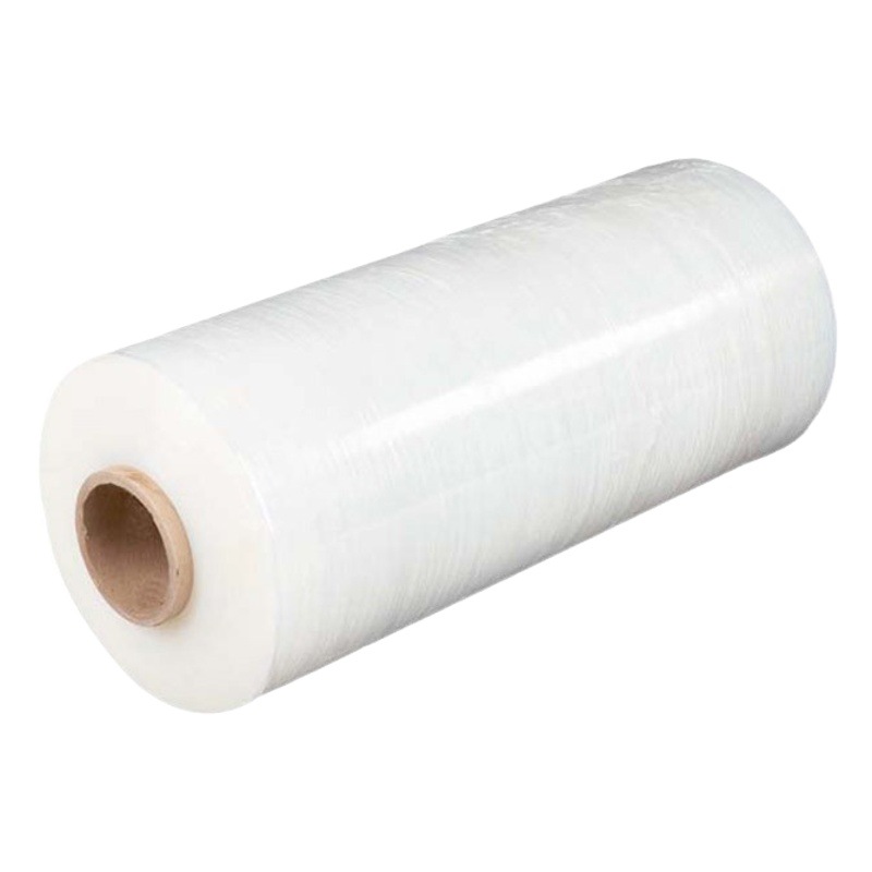 Wuxi Plastic Film Pe Winding Film 50cm Spot Wholesale Industrial Transparent Packaging Film Winding Packaging Film