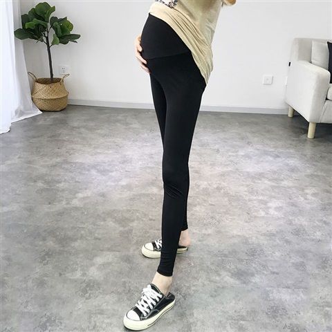 Picture of Pregnant Women's Spring T-shirt Autumn New suit Fashion Two-piece Early Spring Top Base Shirt Summer dress