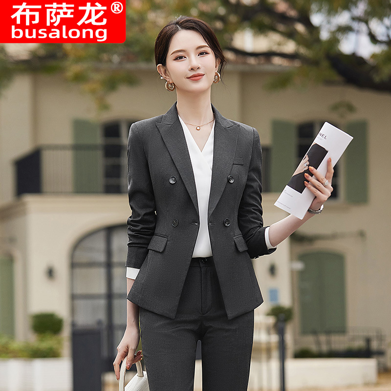 Picture of Interview Suit suit Women Formal Occasion Formal Dress College Students Civil Servant Professional Suit Work Clothes 2024 Spring and Autumn