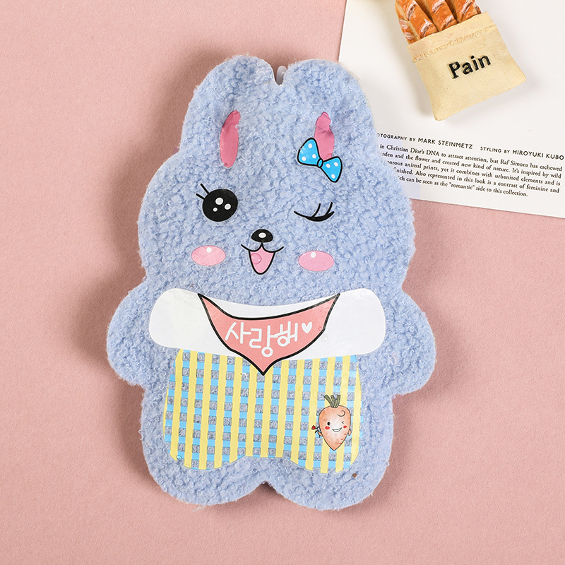 Picture of Customized new short plush hot water bag filled with water hot water bag filled with water hot water bag printed LOGO hand warmer