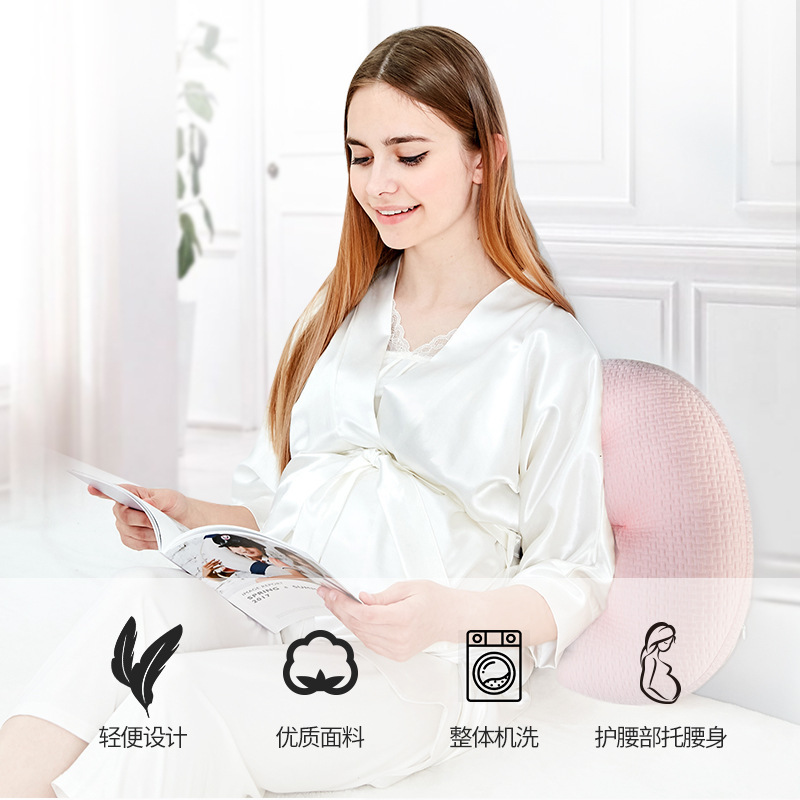Picture of Cross-border Pregnant Women's Pillow Waist Protection Side Sleeping Side Sleeping Pillow Breast-feeding Pillow Abdominal Cushion Multifunctional Removable and Washable Sleeping Artifact