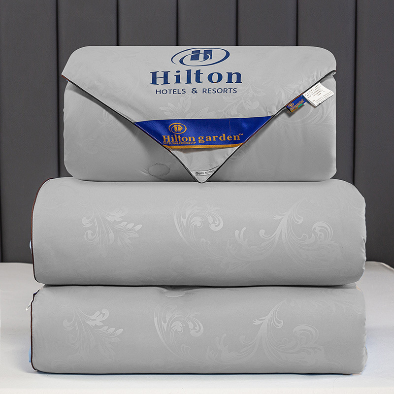 Picture of Hilton Hotel Mulberry Silk Quilt Gift Box Spring Autumn Winter B&B Quilt Core Group Purchase Gift Quilt Wholesale