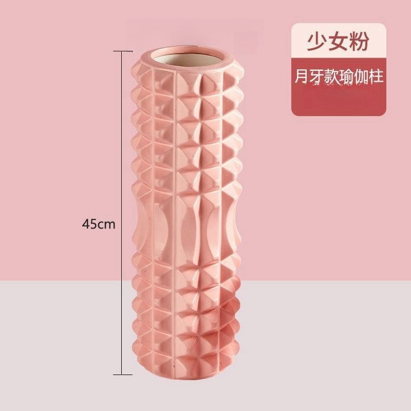Picture of Factory sales hollow yoga column Mace EVA foam shaft muscle relaxer fitness massage stick roller barrel