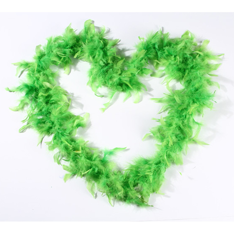 Factory Supply Turkey Large Flat Wool Stage Performance Props Clothing Accessories DIY Jewelry Feather Strip