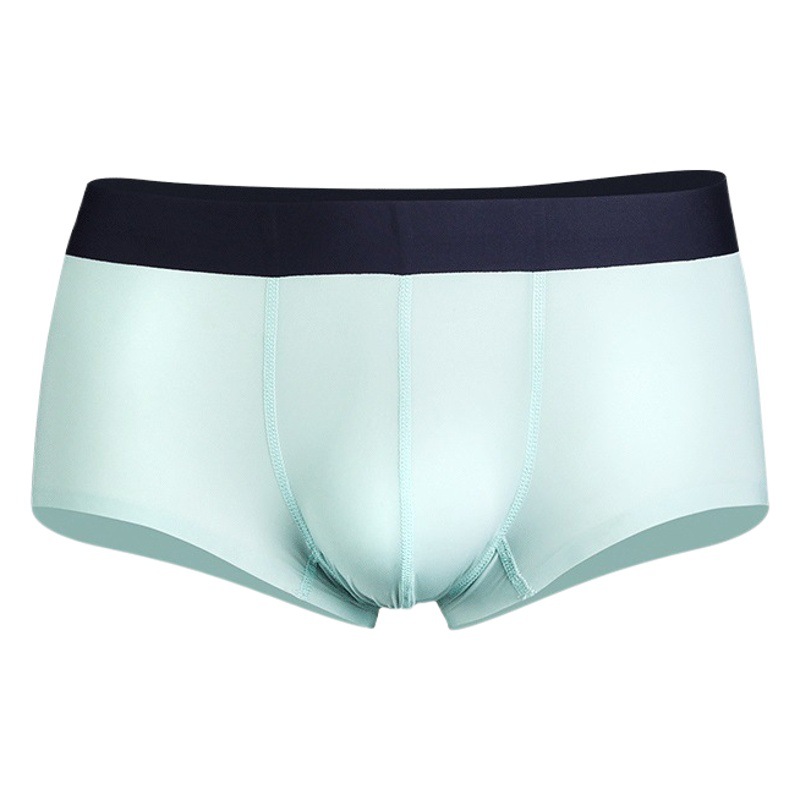 Men's Underwear Men's Puzzle Summer Ultra-thin 2021 New Ice Silk Non-marking Boxers Men's Transparent Shorts