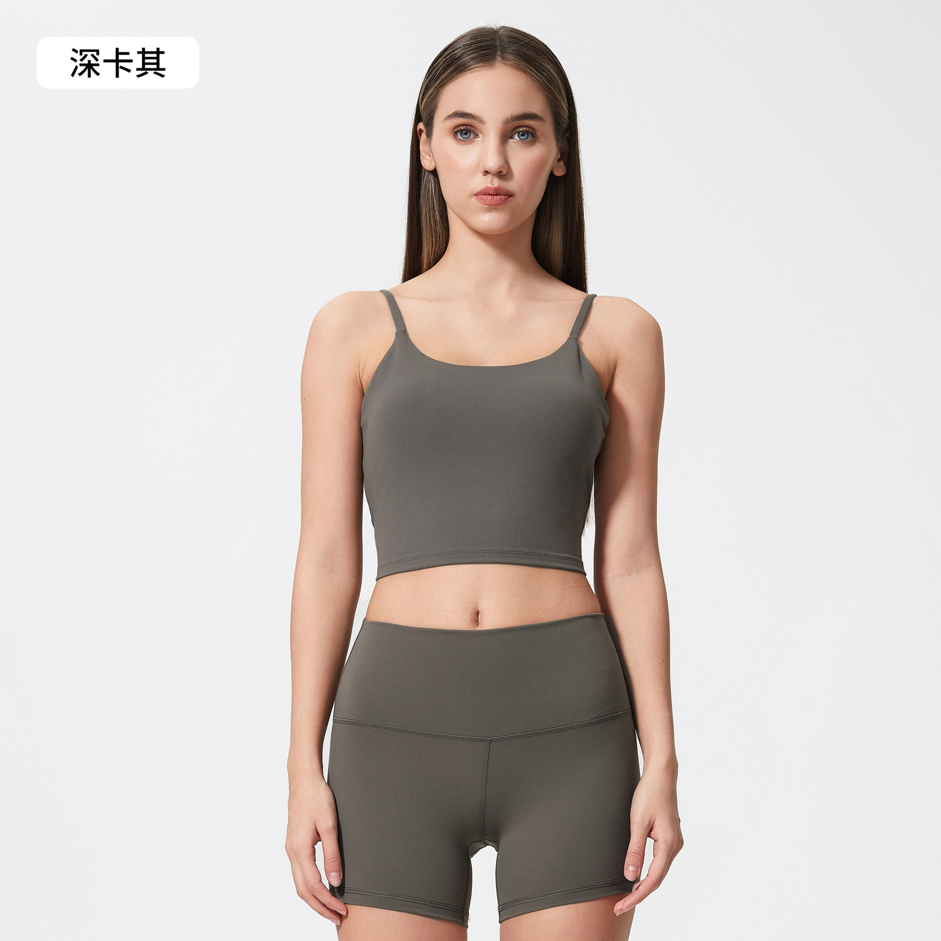 Picture of New Yoga Top Women's Sports Underwear with Chest Pad Thin Belt Beauty Back Fitness Vest Sling Yoga Clothing C5238
