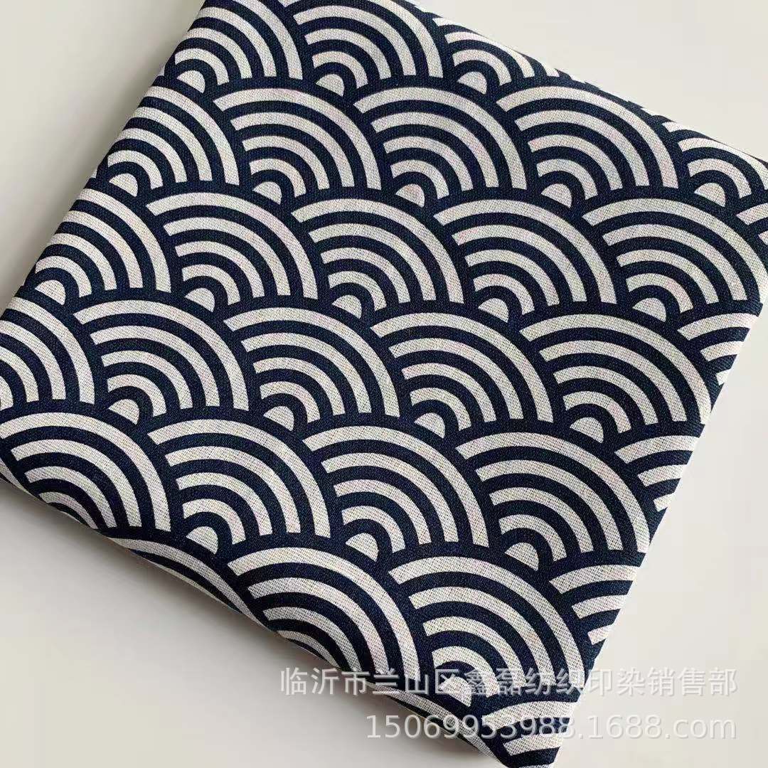 Picture of [Factory direct supply] DIY handmade and storm linen printed luggage cloth tablecloth decorative cloth