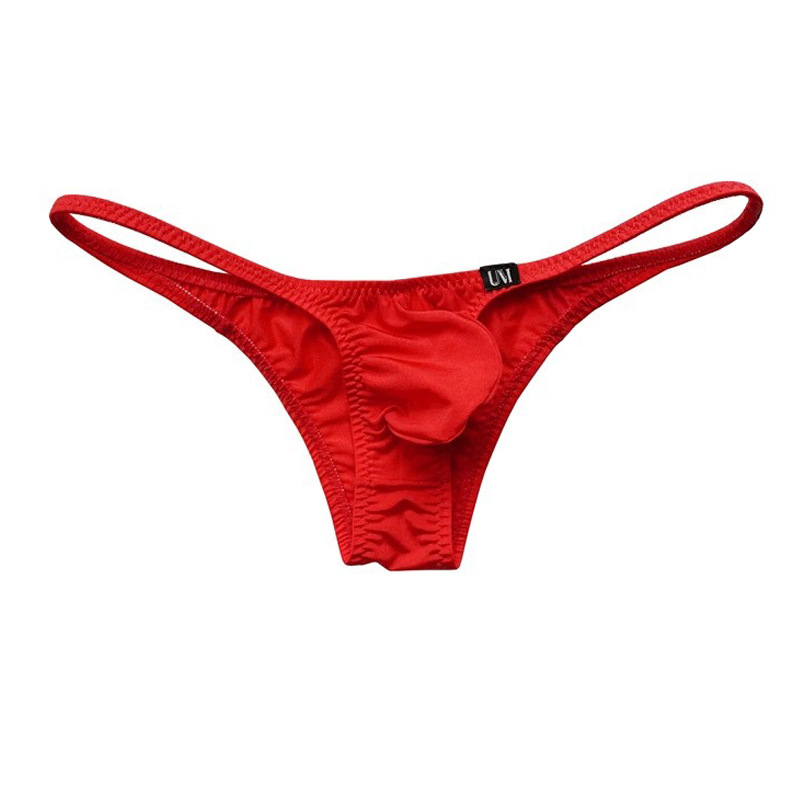 Picture of [Factory] Wholesale Fashionable and Sexy Men's Briefs, Ultra-Low Waist Pure Color Printed Underwear 3027