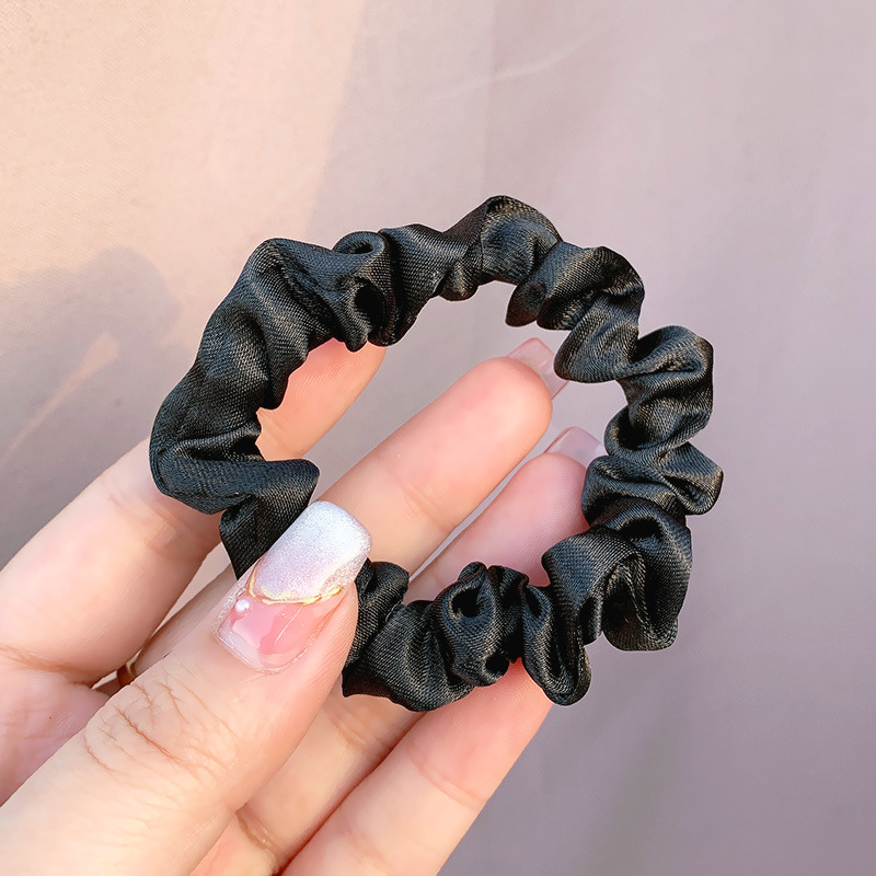 Picture of Cross-border large intestine ring hair ring South Korea knot east ins solid color net red hair rope simple hair accessories factory wholesale