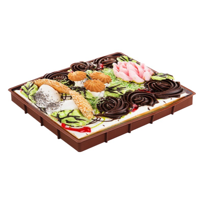 Picture of Proudly diy cake mold multi-size brown baking pad silicone mold home baking tray cross-border exclusive