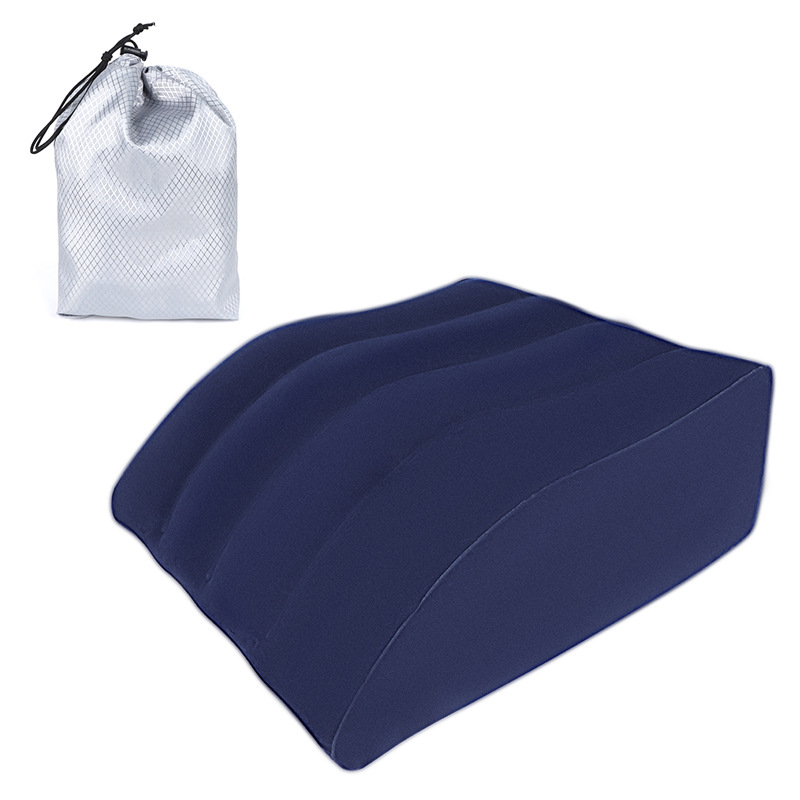 Picture of Inflatable Leg Pillow Raising Foot Pillow Bed Artifact Decompression Pillow Knee Relaxation Fatigue Relief Trapezoidal Leg Cushion in stock