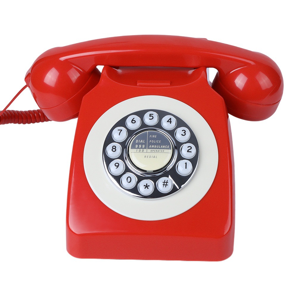 Cross-Border Retro Telephone Button Phone Fixed Landline Guest Room Office Home Hotel Antique Telephone Manufacturer