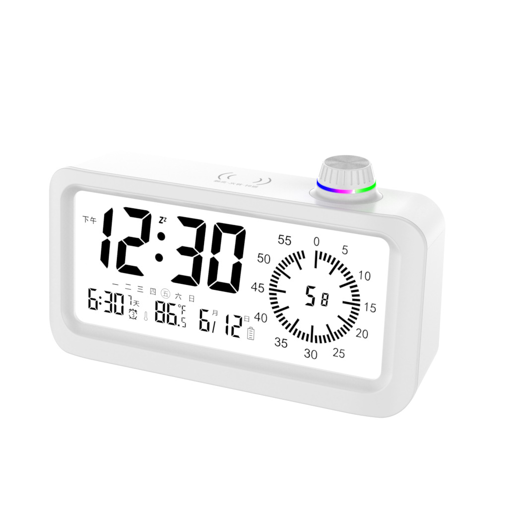 Picture of Learning dedicated children alarm clock student visual timer time management timing voice broadcast electronic alarm clock