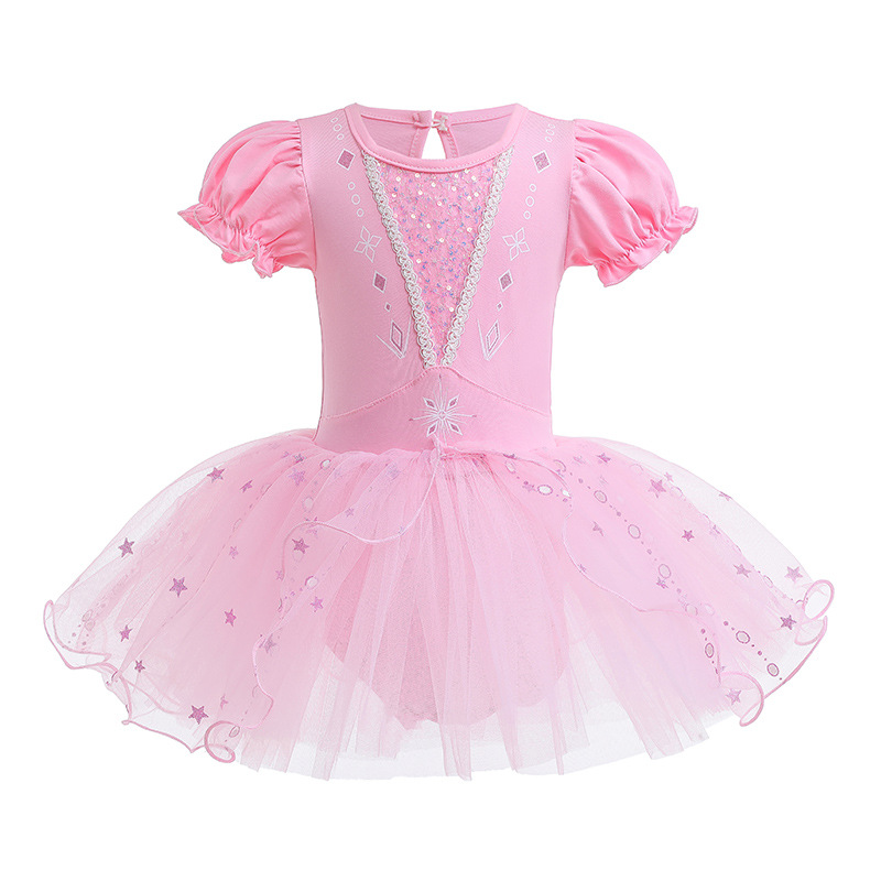 Picture of Girls Ballet Dance Skirt 2025 Summer Original Practice Clothes Baby Girl One-Piece Performance Clothes Improved Princess Skirt