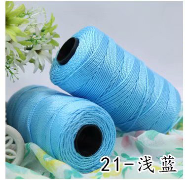 Picture of Three strands of nylon thread twine hook wire knitting hook hat shoes line car seat ice silk wool manufacturers wholesale