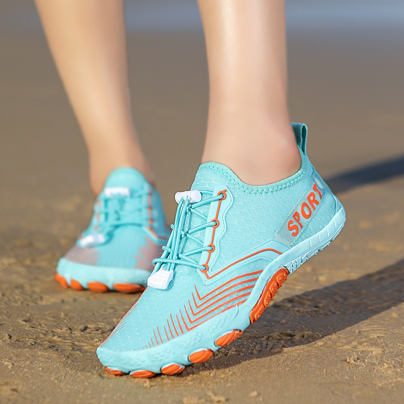 2023 New Tracing Shoes Swimming Shoes Hiking Shoes Cross-border Outdoor Five Finger Beach Shoes Indoor Fitness Climbing