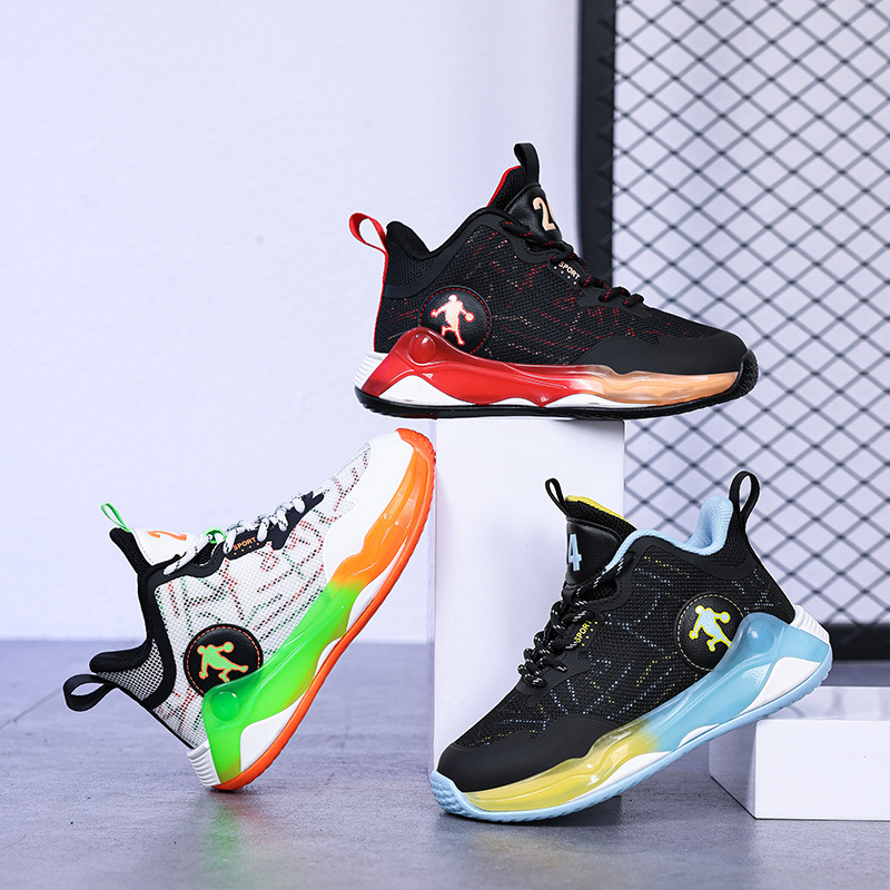 Picture of Banbu Jordan children's shoes children's basketball shoes 2024 summer new mesh breathable children's leisure sneaker tide