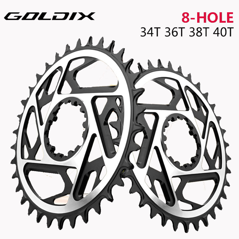 GOLDIX GXP Mountain Road Bike Single Disc 3 Nail CNC Integrated Gear Disc 34T/36T/38T/40T