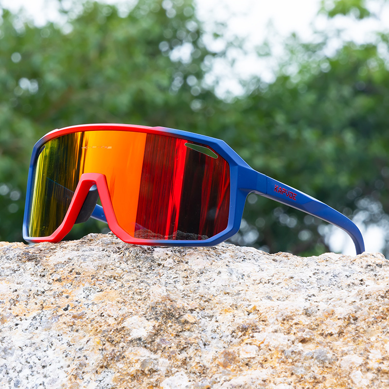 kapvoe Outdoor Sports Riding Glasses Road Bike Running Fishing Full Frame Sand-Proof Goggles