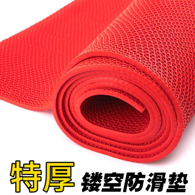 Hollow Non-slip Mat Kitchen Water-proof Plastic Door Mat Swimming Pool Corridor Bathroom Toilet Bathroom Floor Mat