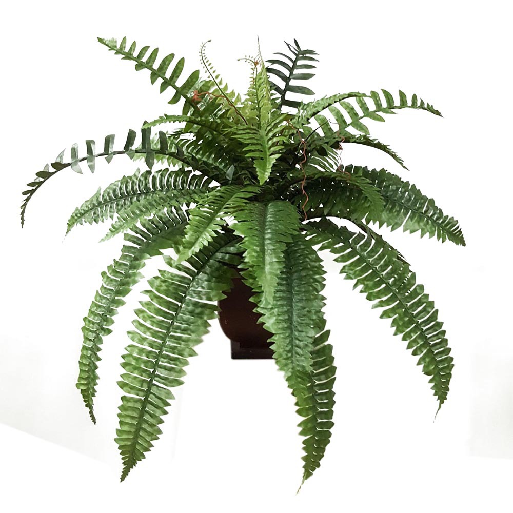 Picture of Simulated Plant Persian Grass Home Decoration Floor Bonsai Purple Hanging Bell Leaf Artificial Flowers and Green Plants Wave Grass Potted Plant