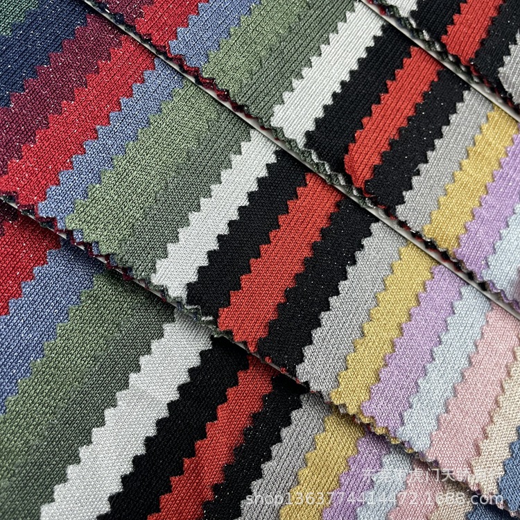 Knitted acetate metal wire flash fabric clothing accessories dress coat accessories bright silk clothing shoes and hats material