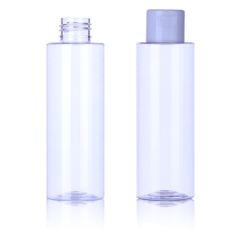 25 30 50 60 80ml small capacity bottle with lid liquid separate bottle pet packaging transparent plastic bottle