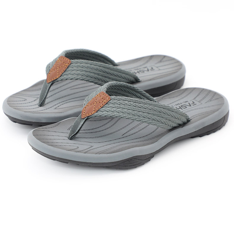 Picture of Cross-border New EVA Soft-soled Lightweight Flip-flops Fashion Trendy Outer Wear Men's Flip-flops Casual Beach Shoes