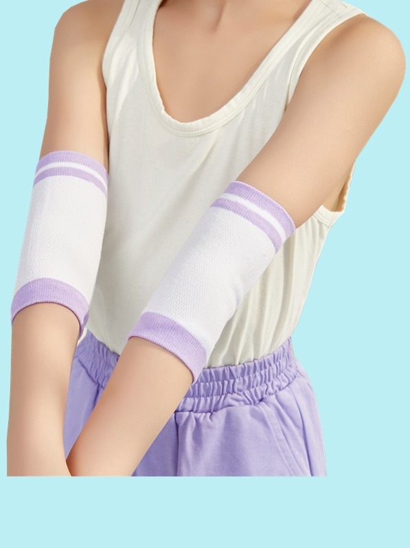 Spring and Summer Kidsren's Combed Cotton Sports Crawling Elbow Protection Air-conditioned Room Warm Dance Elbow Protection