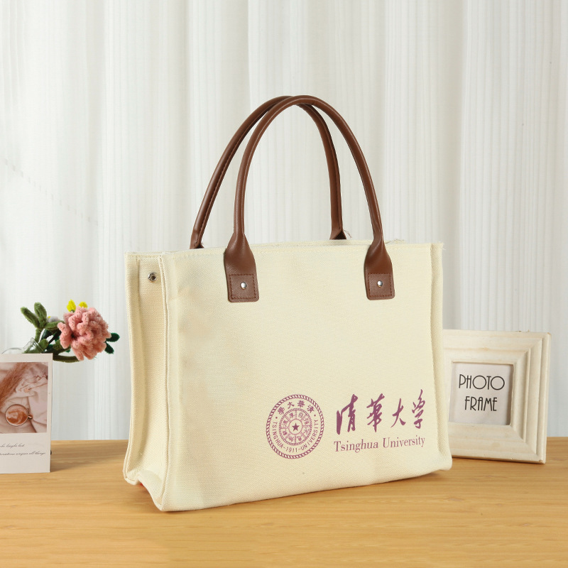 High-End Handbags, Tote Bags, Linen Bags, Shopping Bags, High-End Logo Large-Capacity Training Shopping Wholesale
