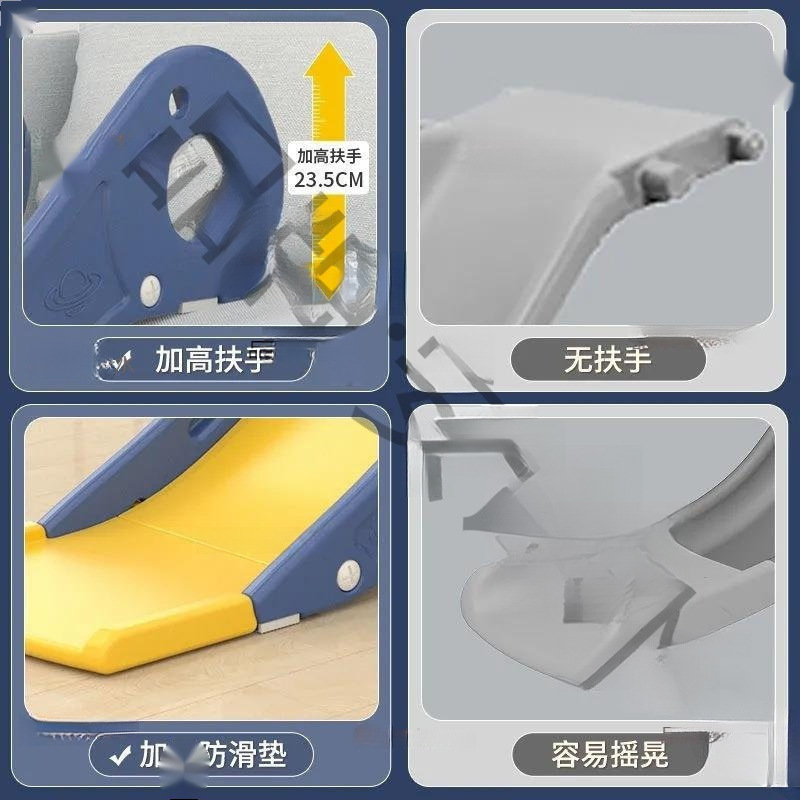 Picture of Kids slide slide children's sofa single slide baby indoor simple toy bed edge slide on bed home use