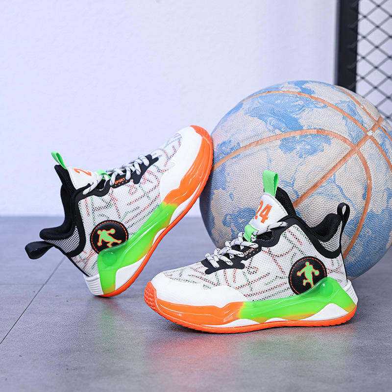 Picture of Banbu Jordan children's shoes children's basketball shoes 2024 summer new mesh breathable children's leisure sneaker tide