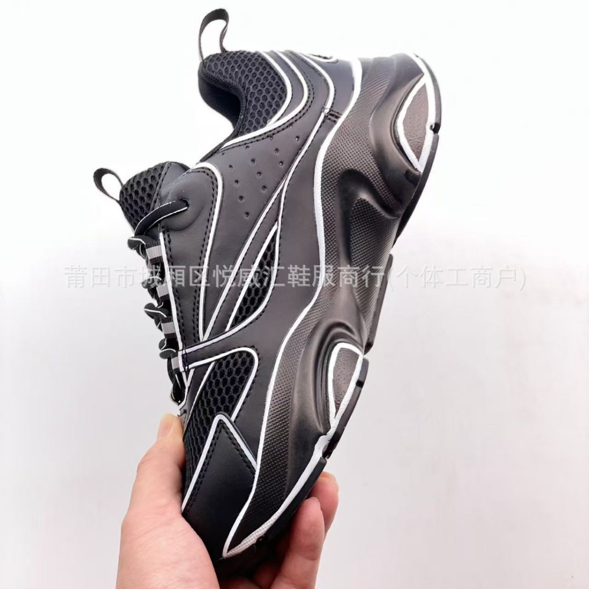 European New D Brand B22 Sports Casual Thick-Soled Fashion Retro Breathable Height-Increasing Dad Shoes for Men and Women Cross-Border