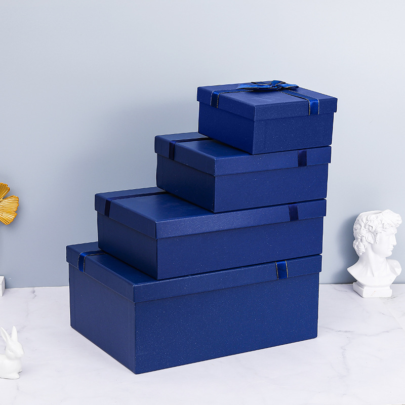 Picture of Hand gift box towel gift box thermos cup gift box heaven and earth cover packaging box wedding companion factory spot wholesale