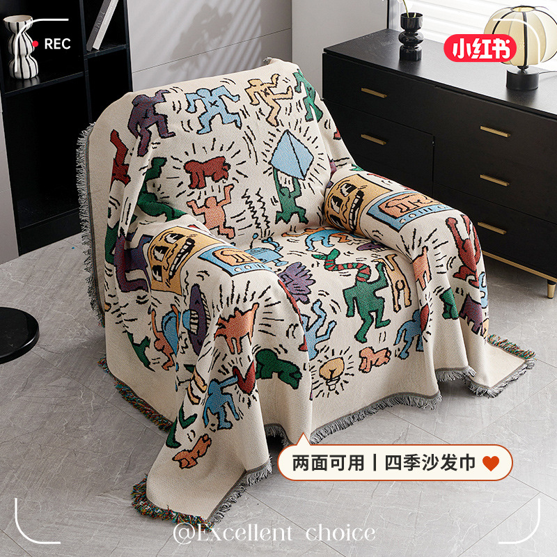 Sofa Cushion Towel 2025 New Summer Chivas Sofa Cover Cloth Single Full Cover Non-Slip Cushion Cover Sofa Blanket