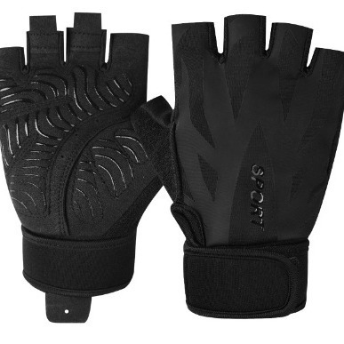Picture of Fitness Gloves Women's Summer Half-section Thin Sunscreen Non-slip Ice Silk Driving Leakage Half-finger Cycling Gloves Women