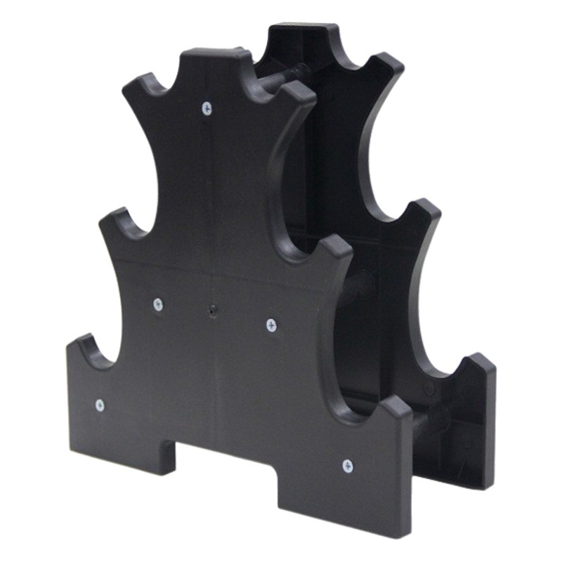 Dumbbell Rack 3 Layers 3 Pairs of Plastic-Impregnated Small Dumbbell Special Rack Leaf-Shaped Rack Three-Layer Home Fitness Manufacturer Direct Supply