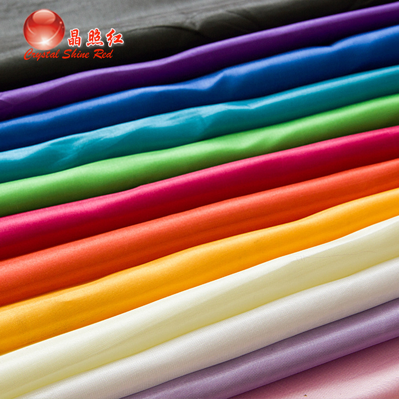 Imitation Silk Fabric Silk Clothing Skirt Lining Fabric Lining Fabric Black and White Lining Fabric Summer