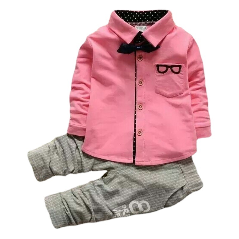 Boys Fashion Suit Western Style 2025 New Handsome Trendy Fashionable Spring Baby Shirt Spring Autumn Children's Spring Clothing
