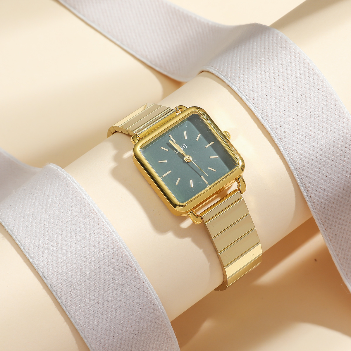 Picture of Internet Celebrity Ins Literary Retro Small Fresh Japanese and Korean Style Square Plate Versatile Simple Elegant Student Watch Women's Watch