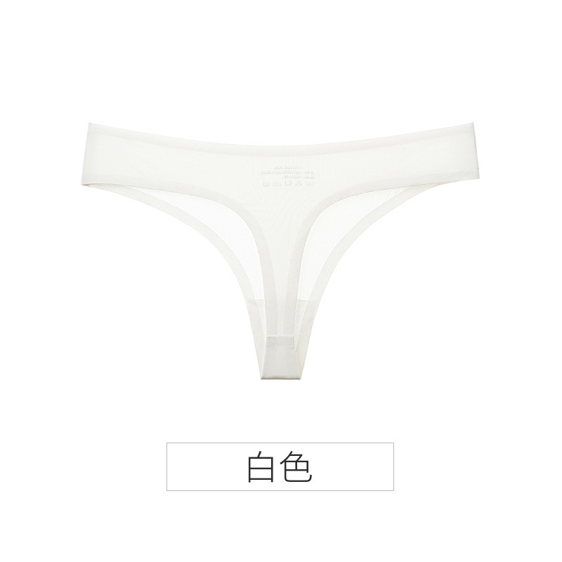 Picture of Explosions ice silk seamless thong women pure wind European and American women sexy tback foreign trade T pants sports fitness