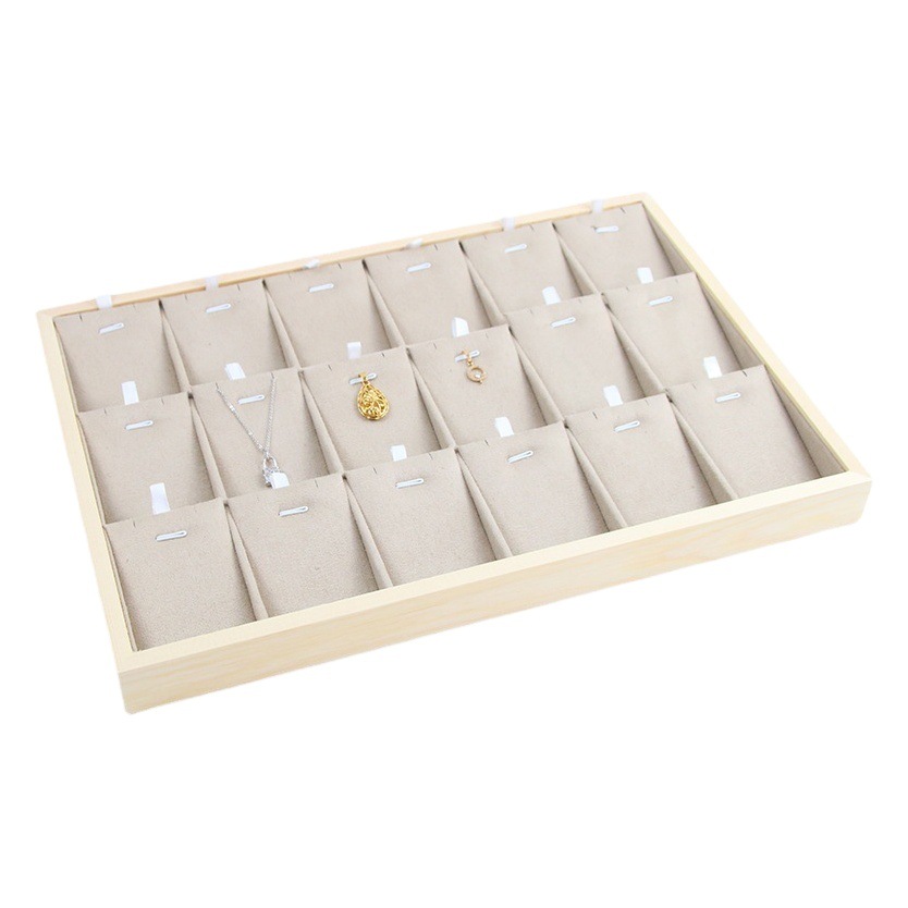 Shooting Props Simple Style Log Jewelry Display Tray Fashion Ring Necklace Bracelet Watch Bracelet Jewelry Tray