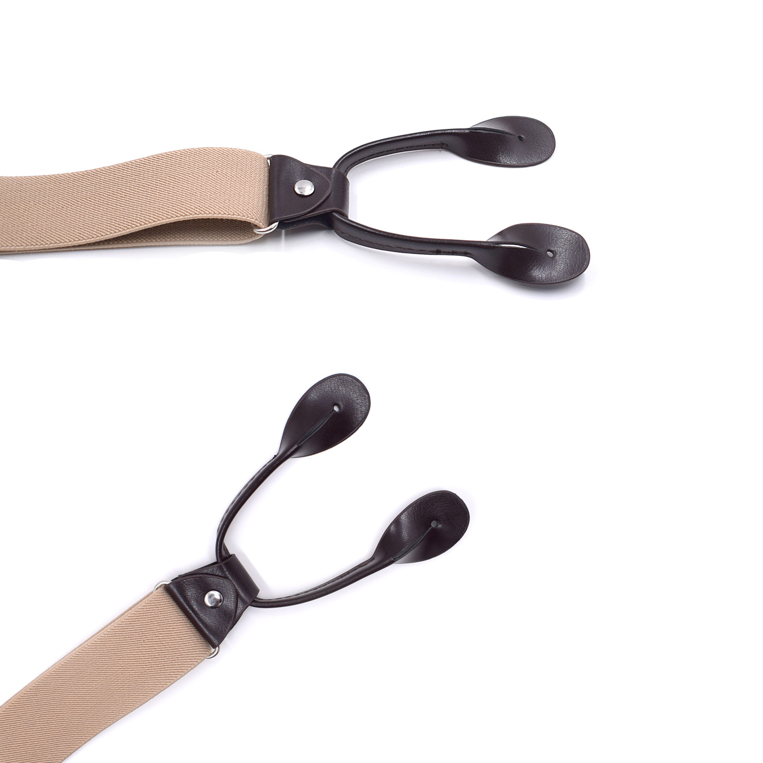 Picture of Cross-border supply adult men's leisure straps Y-shaped 6-clip elastic suspenders spot men suspenders
